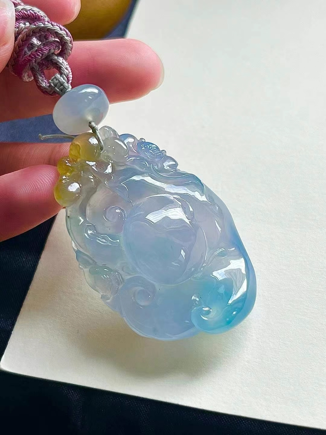 翡翠黃翡如意,天然翡翠A玉, 緬甸玉, Jade, Jadeite