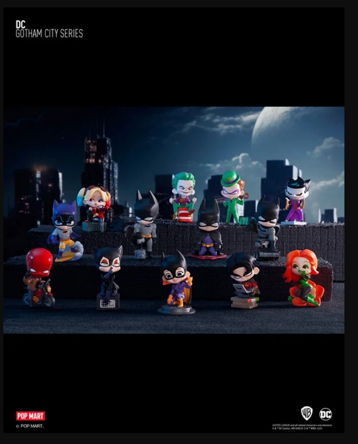 POP MART 泡泡瑪特 DC 哥譚巿系列 盒玩 盲盒(全12款)