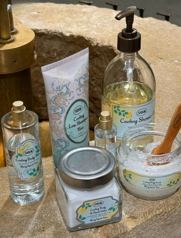 SABON 2025限定 薄荷柚子系列 沐浴油 / 磨砂膏