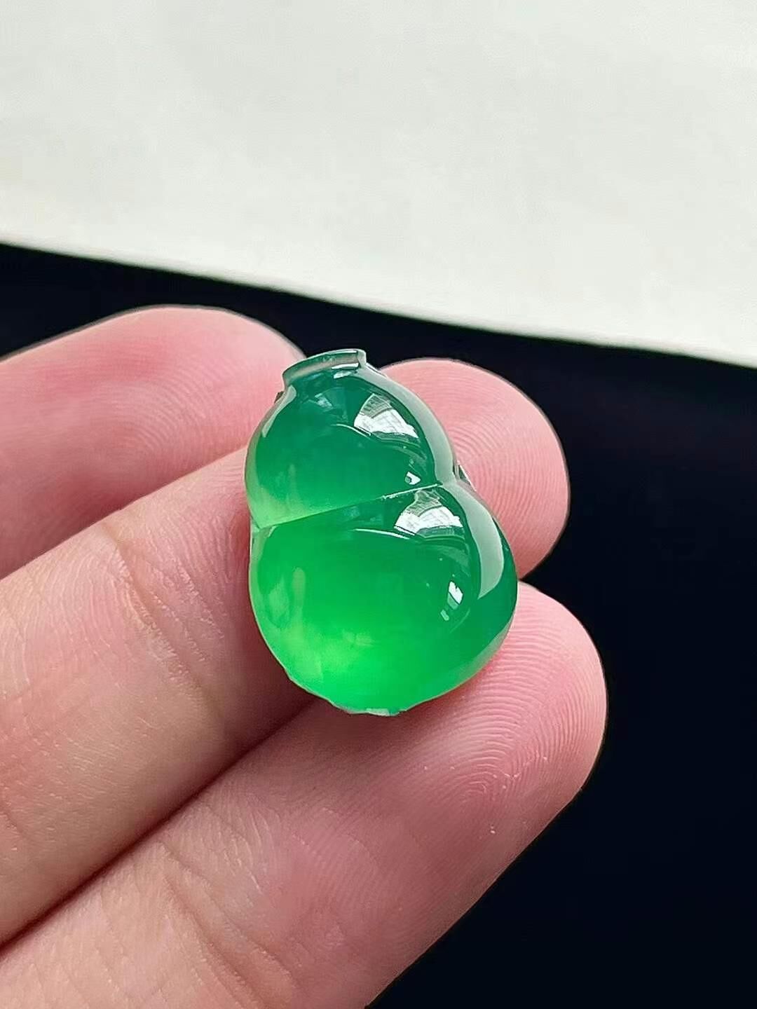 翡翠葫蘆,天然翡翠A玉, 緬甸玉, Jade, Jadeite