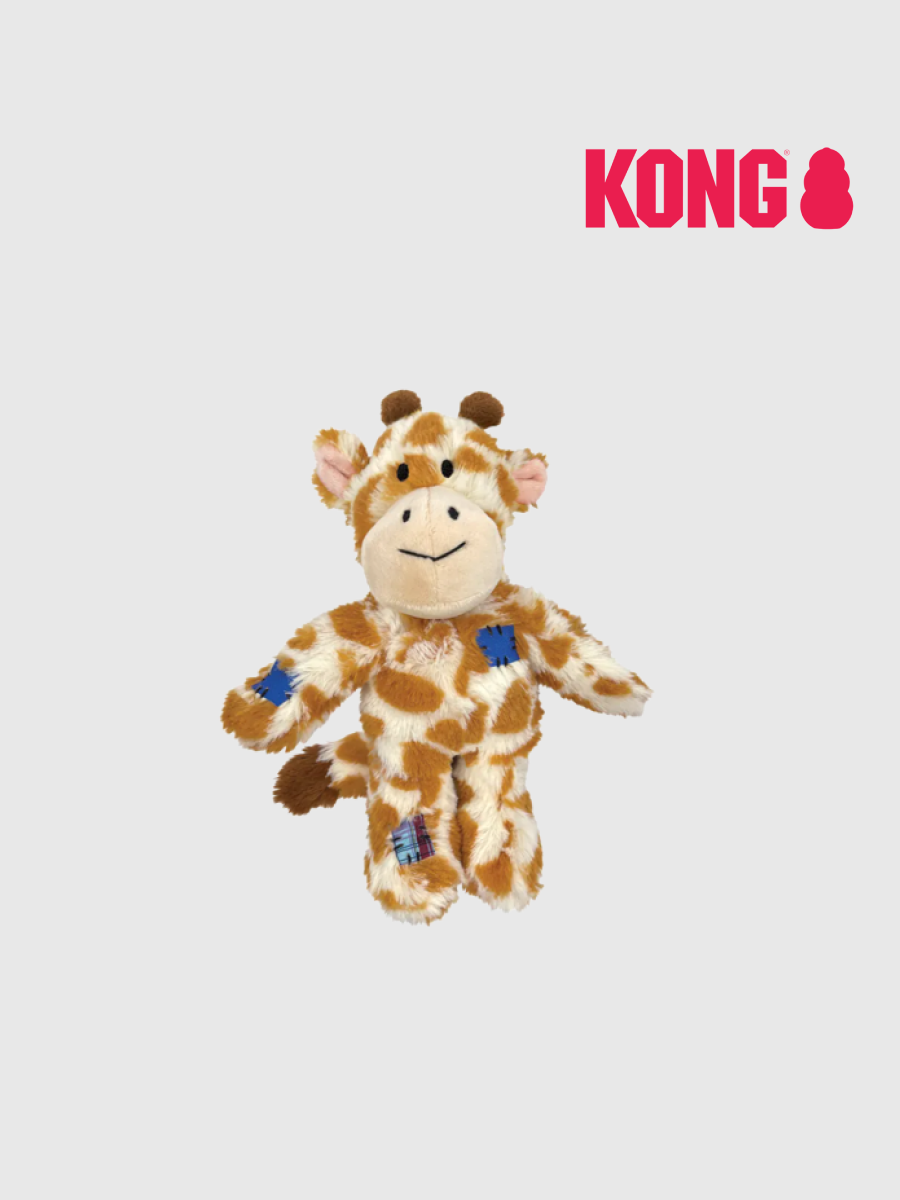 【KONG】繩結補丁長頸鹿