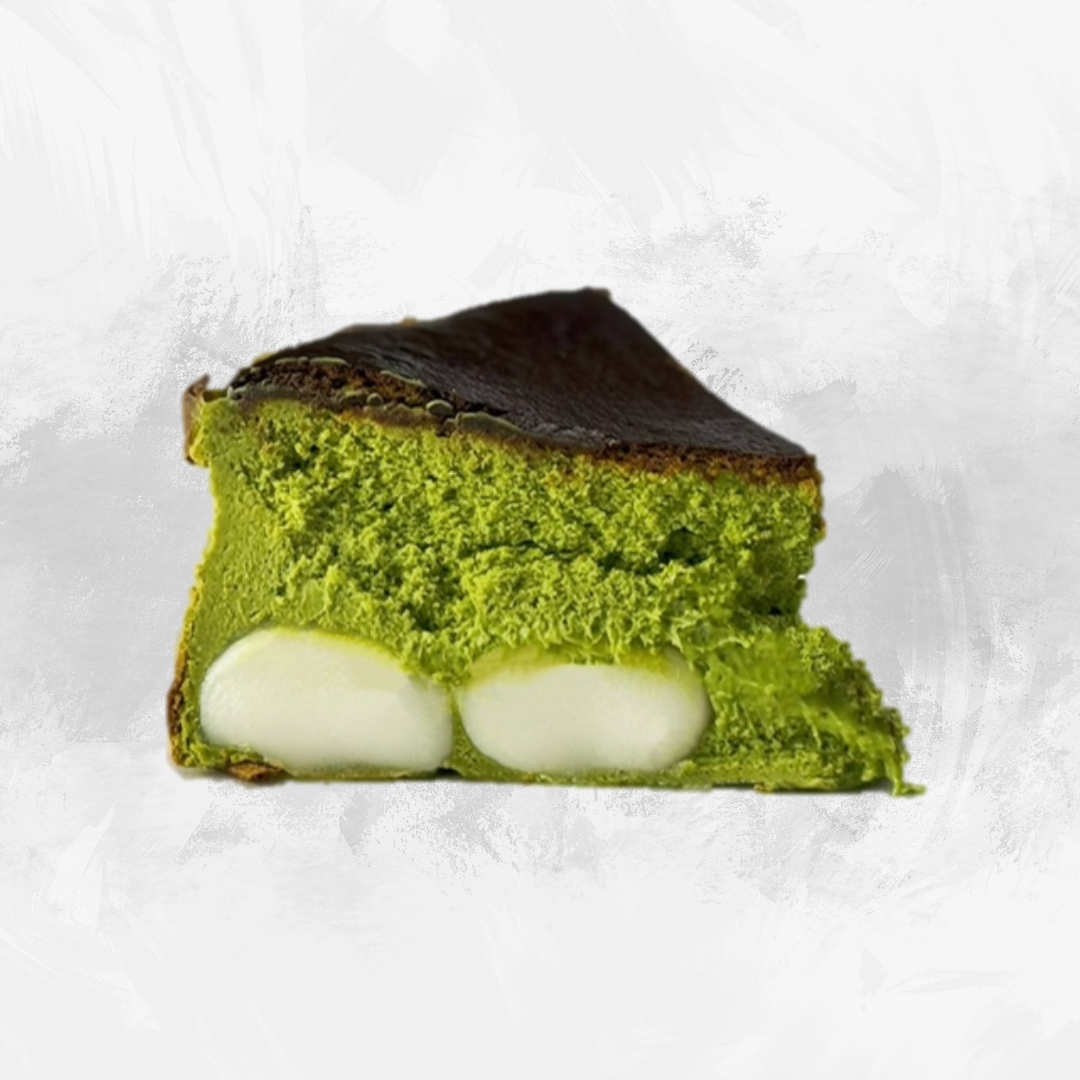 小山園抹茶白玉巴斯克 6吋