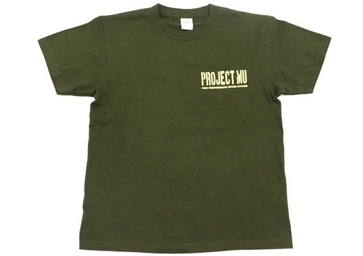 PROJECT MU 軍風T恤 T-SHIRT 軍綠色