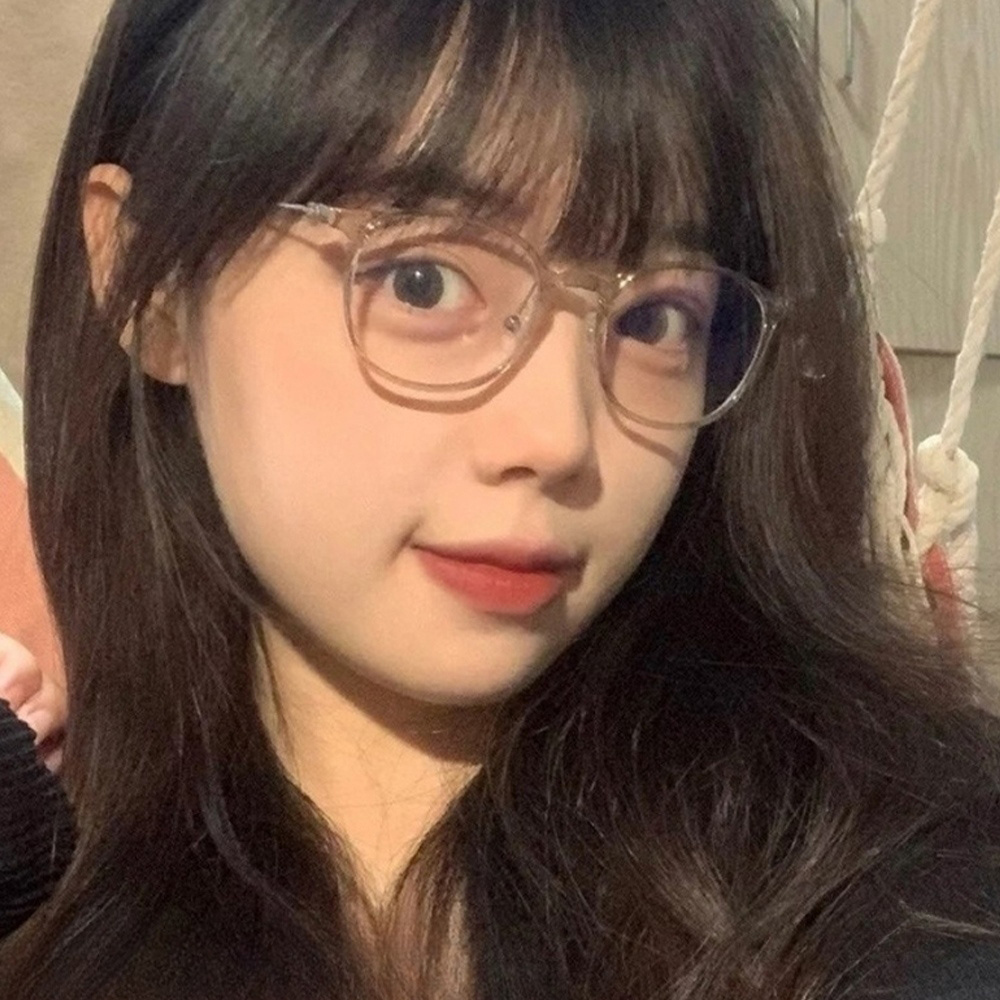 眼鏡 方圓框眼鏡 眼鏡架 鏡框 純鈦眼鏡 素顏眼鏡 女生眼鏡 無度數眼鏡  鈦架 超輕鏡架 顯臉小 高級感 文青 064