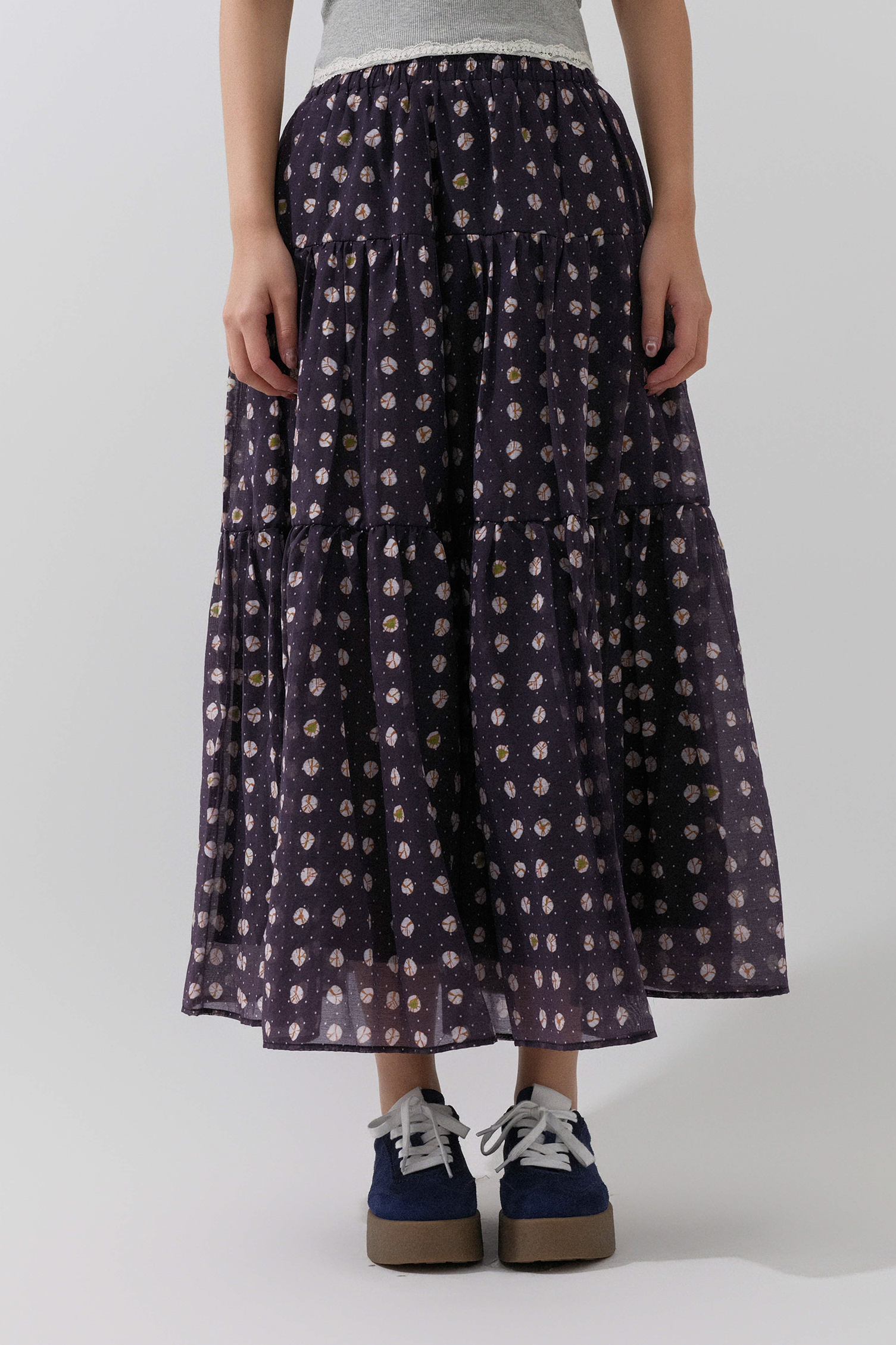 花波點三層蛋糕裙 (*現貨款式）