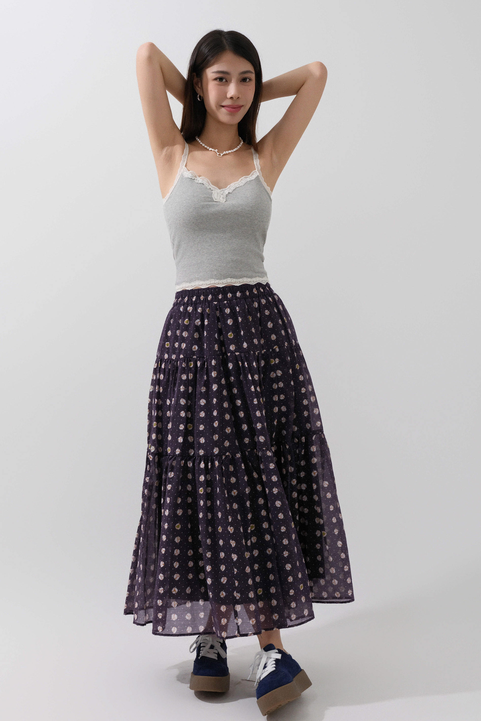 花波點三層蛋糕裙 (*現貨款式）