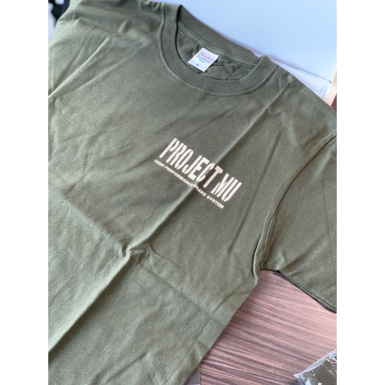 PROJECT MU 軍風T恤 T-SHIRT 軍綠色
