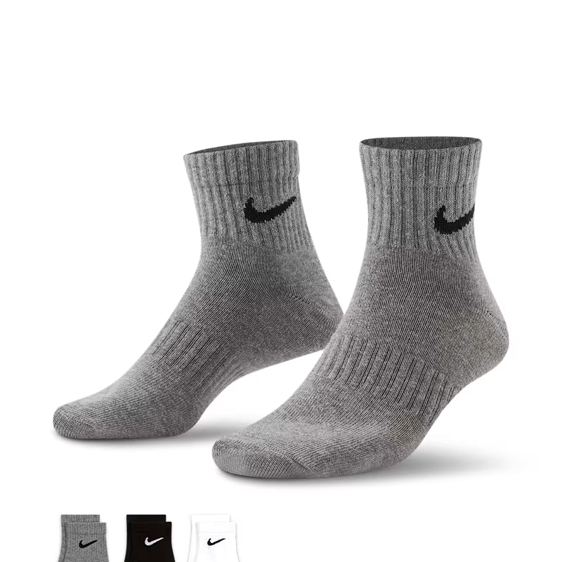 Nike Everyday Lightweight 運動過踝襪  訓練襪 三雙一組 男女款 SX7677-964 [台灣現貨]