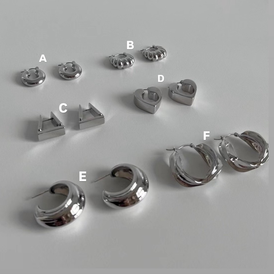 超推!日常百搭耳環 (6款)