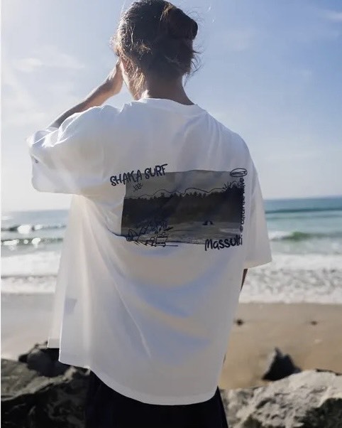 #預購 MASSULTI x SHAKA 涼感Sorona 康利印花 寬鬆 短踢 兩色