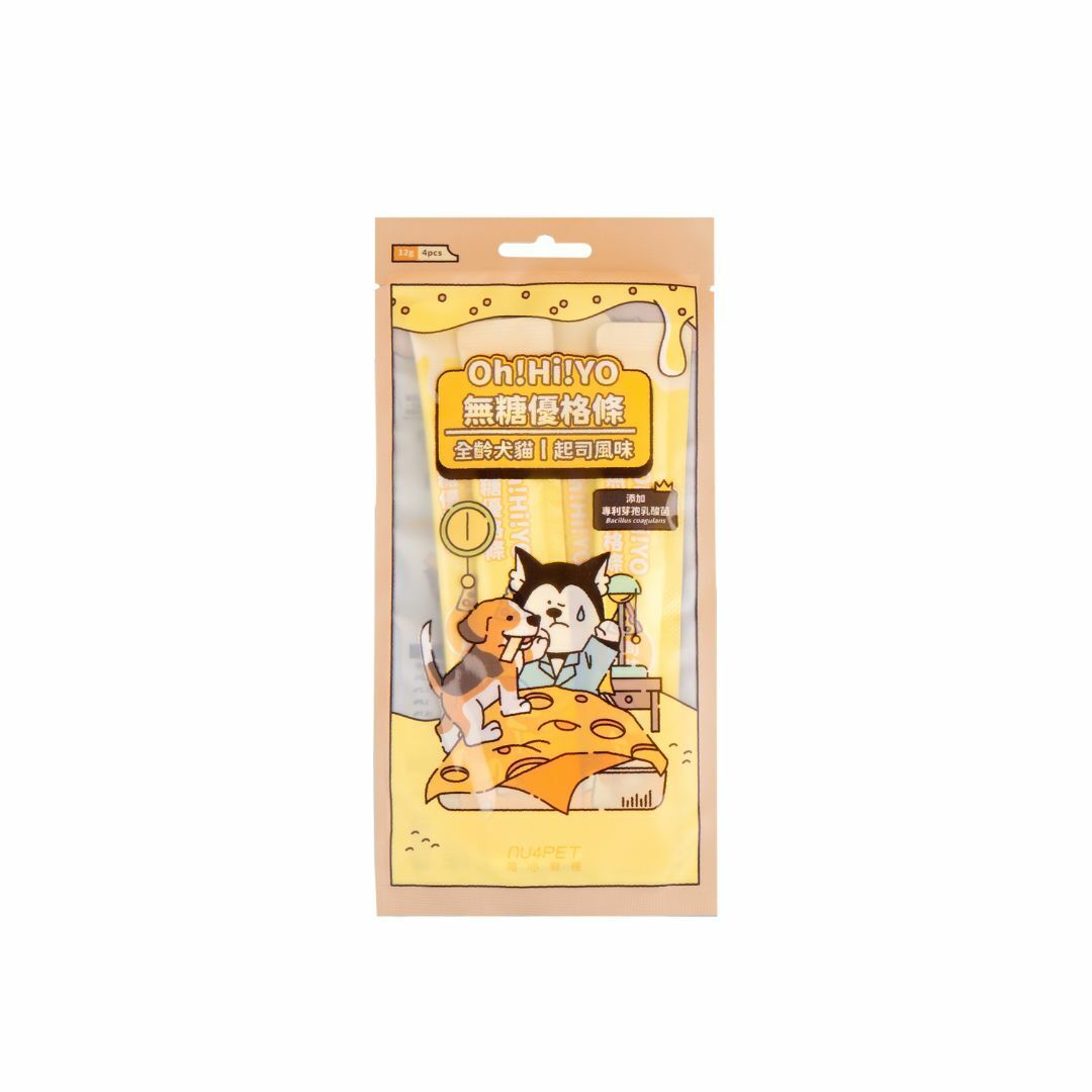 OH!HI!YO無糖優格條-起司風味 (12gx4條)