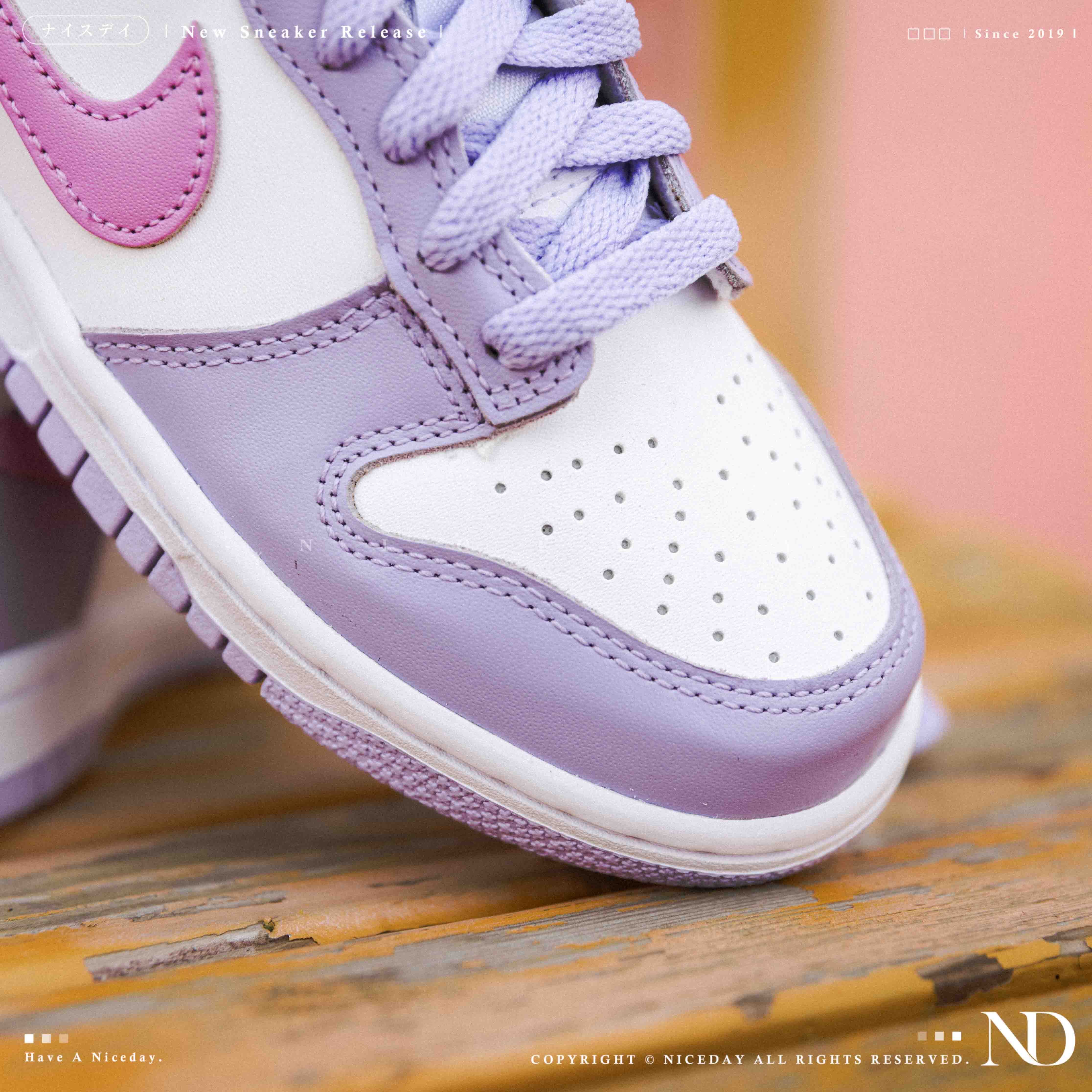NICEDAY 現貨 Nike Dunk Low GS 史黛拉 紫粉 紫 滿天星 紫羅蘭 粉紫 HQ1185-161