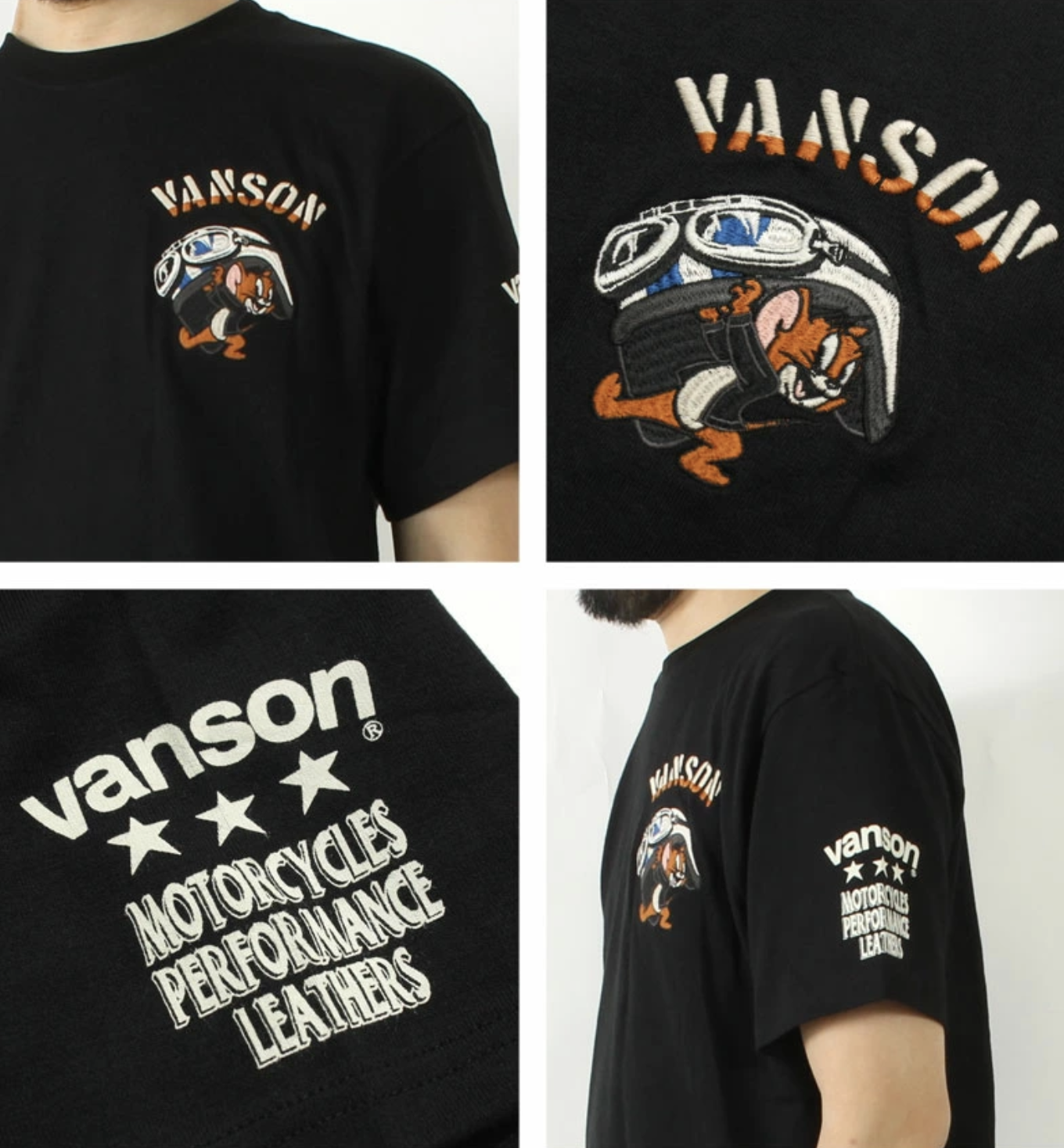 VANSON x TOM AND JERRY // Short Sleeve T-shirt