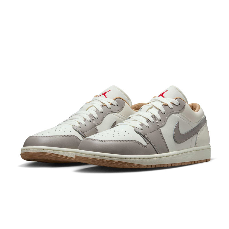 Air Jordan 1 Low "Sail College Grey" 玫瑰鐵觀音 男鞋 553558-169 [台灣現貨]