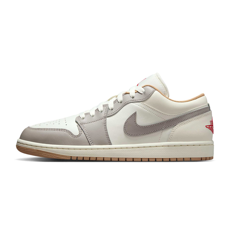 Air Jordan 1 Low "Sail College Grey" 玫瑰鐵觀音 男鞋 553558-169 [台灣現貨]