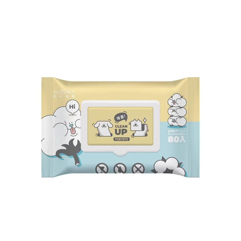 毛孩抑菌潔膚濕巾 (80pcs)