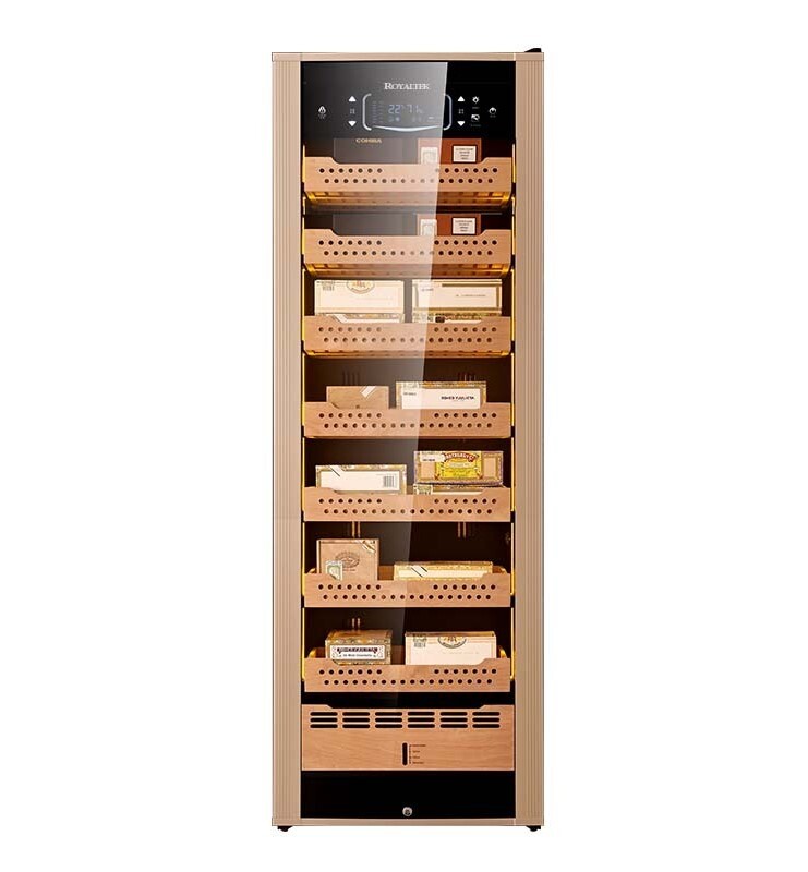 建威 Royaltek    RT168UC‧Signature系列‧恆溫恆濕雪茄櫃‧1200-1500支‧雪松木內格‧香港行貨,原廠1年保養‧