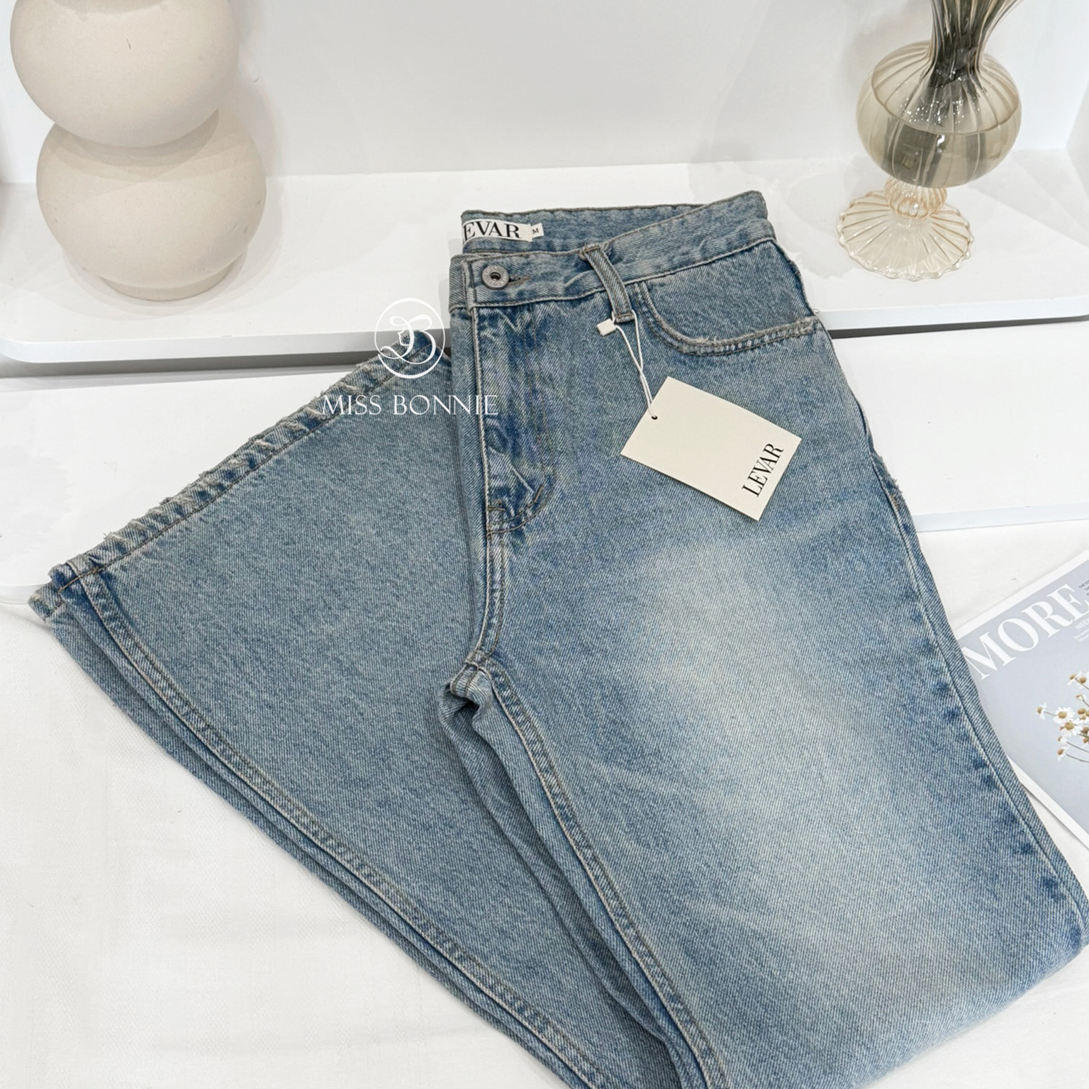 LEVAR微喇叭牛仔褲(共4色)