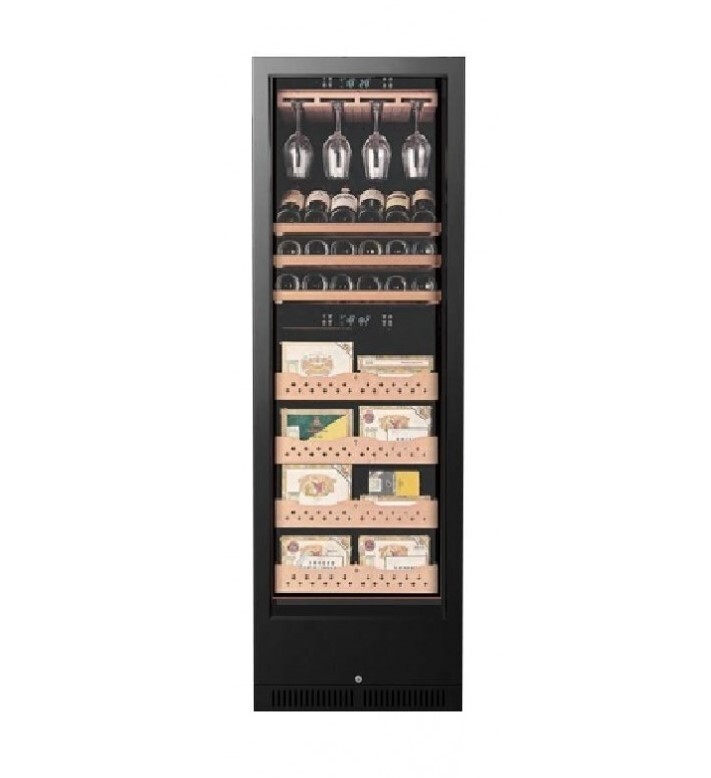 建威 Royaltek    RT168C‧Signature系列‧2合1恆溫恆濕‧紅酒雪茄櫃‧櫸木/雪松木內格‧香港行貨,原廠1年保養‧