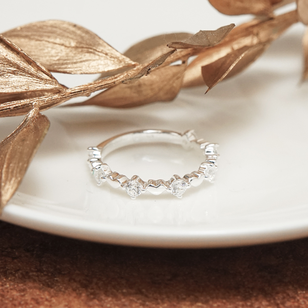 心動瞬間 Taffy系列 小鑽戒 925純銀戒指 女生戒指 尾戒