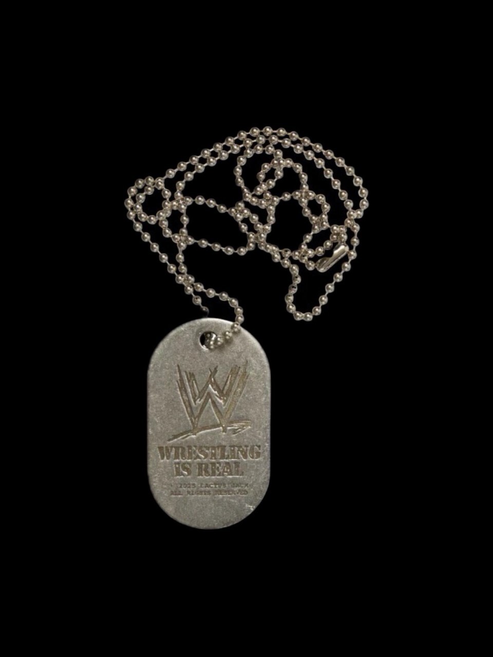 Travis Scott CJ x WWE Dog Tag 狗牌 項鍊