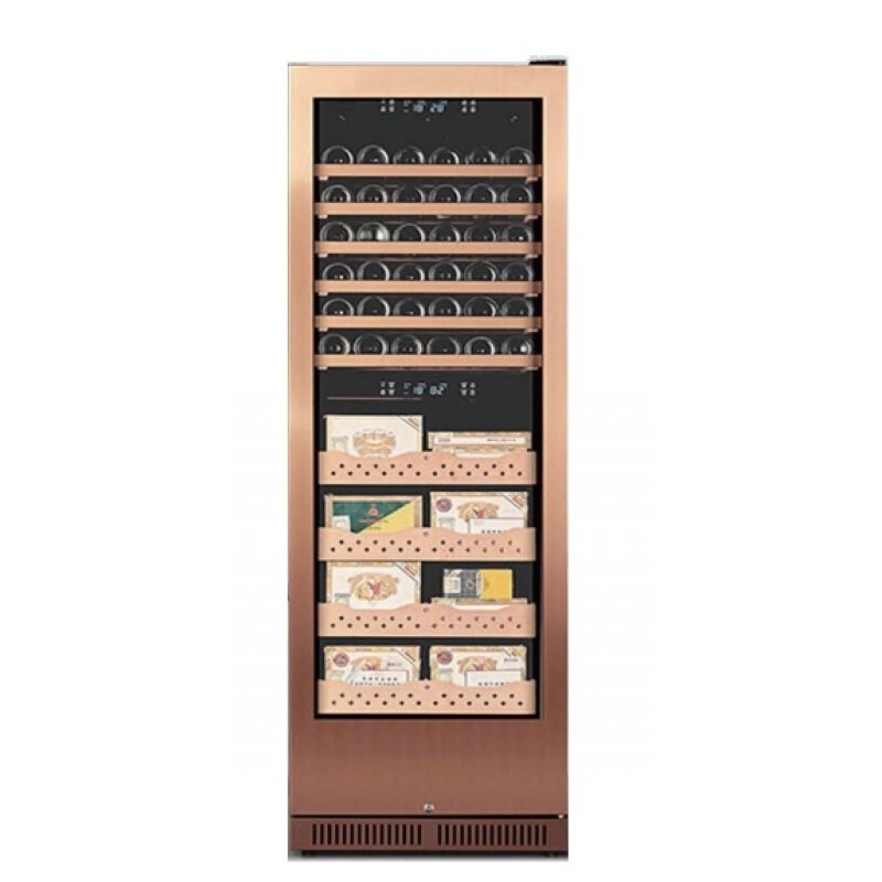 建威 Royaltek     RT168A‧Signature系列‧2合1恆溫恆濕‧紅酒雪茄櫃‧櫸木/雪松木內格‧香港行貨,原廠1年保養‧