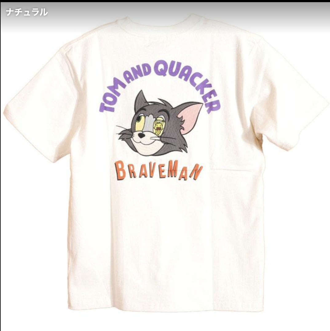 The BRAVE-MAN x TOM AND JERRY // Short Sleeve T-shirt