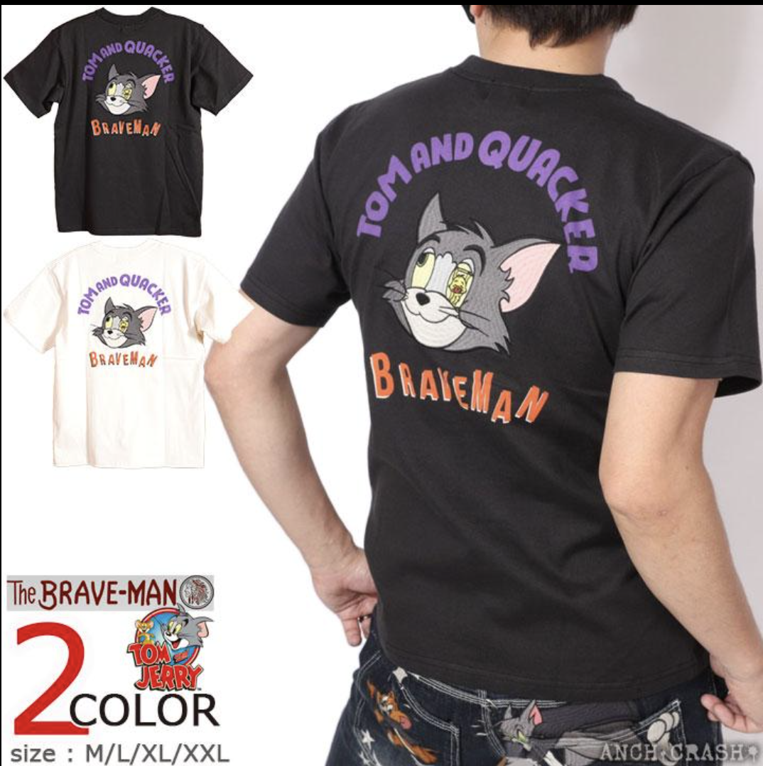 The BRAVE-MAN x TOM AND JERRY // Short Sleeve T-shirt
