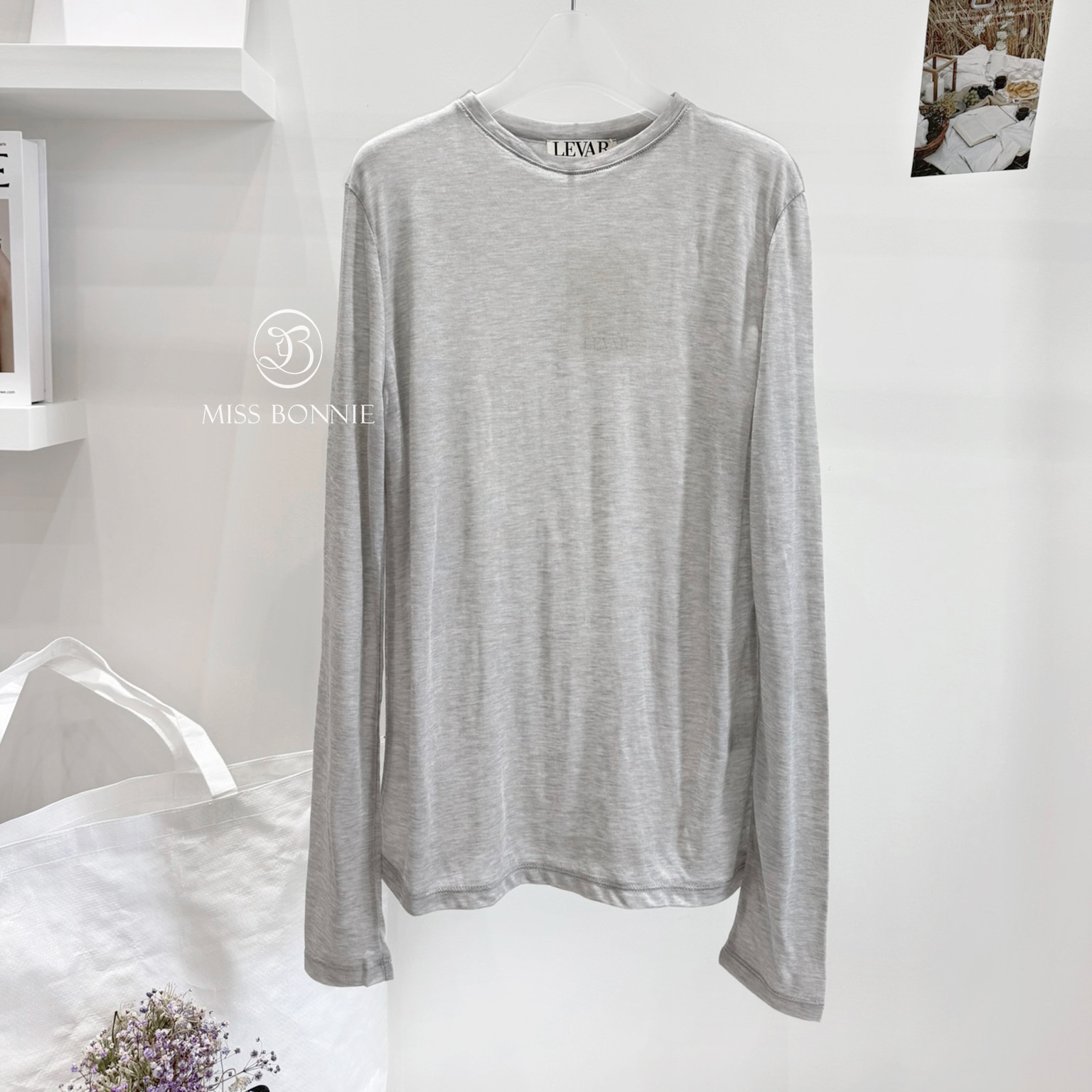 LEVAR薄透視長袖上衣