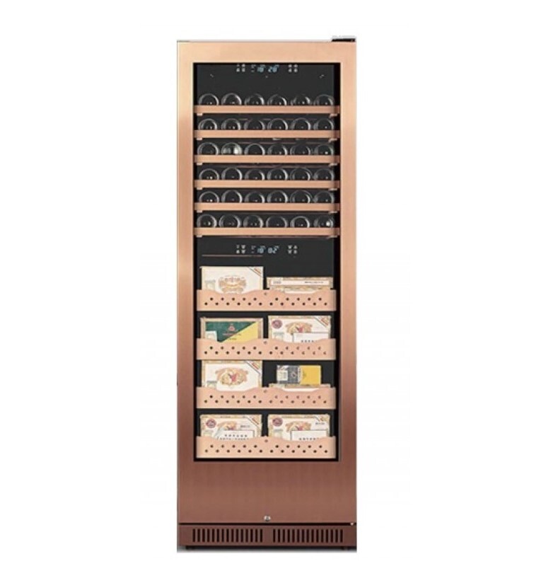 建威 Royaltek     RT168A‧Signature系列‧2合1恆溫恆濕‧紅酒雪茄櫃‧櫸木/雪松木內格‧香港行貨,原廠1年保養‧