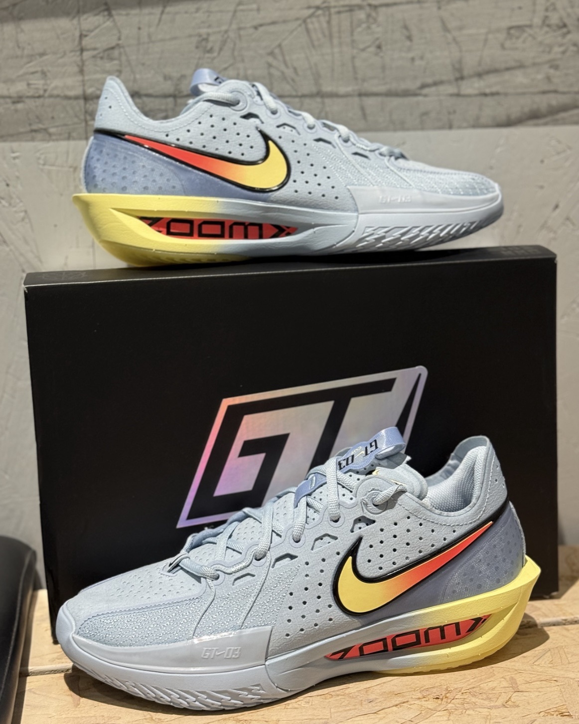 男鞋 NIKE ZOOM GT CUT 3 EP 'Light Armory Blue'  水彩藍 JA1 配色 實戰鞋 緩震 籃球鞋【DV2918-405】GTCut3 GTCUT