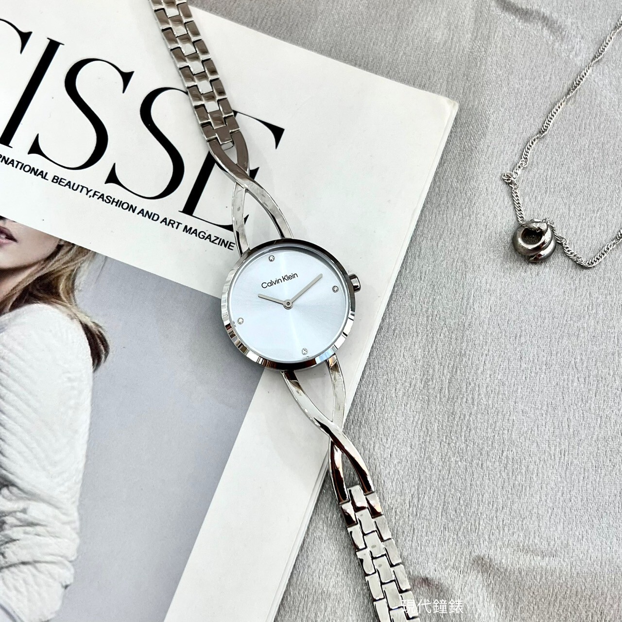 【CALVIN KLEIN】女士手環式腕錶 CK25100058 28mm 現代鐘錶
