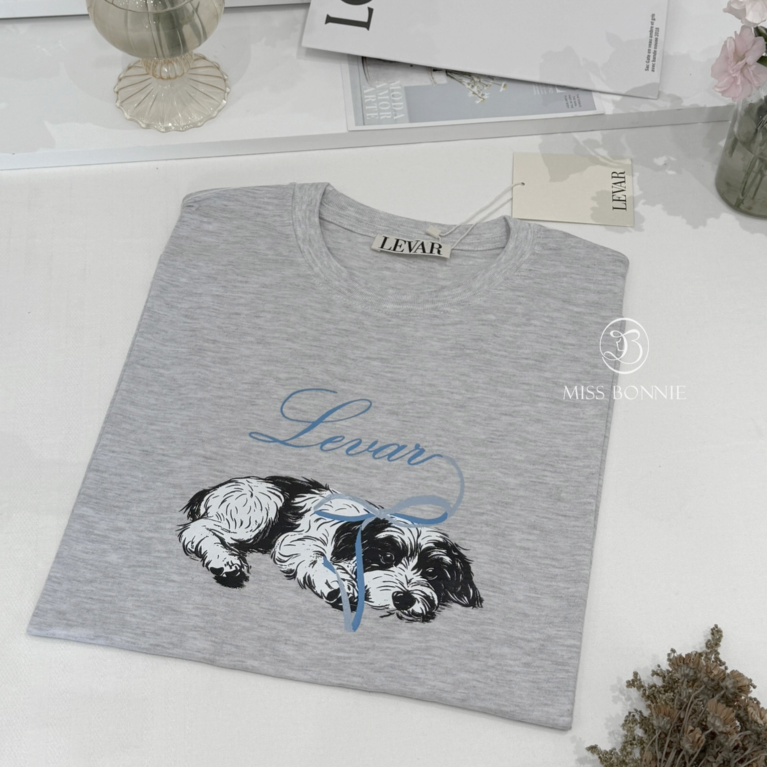 LEVAR狗狗Logo短袖T(共4色)