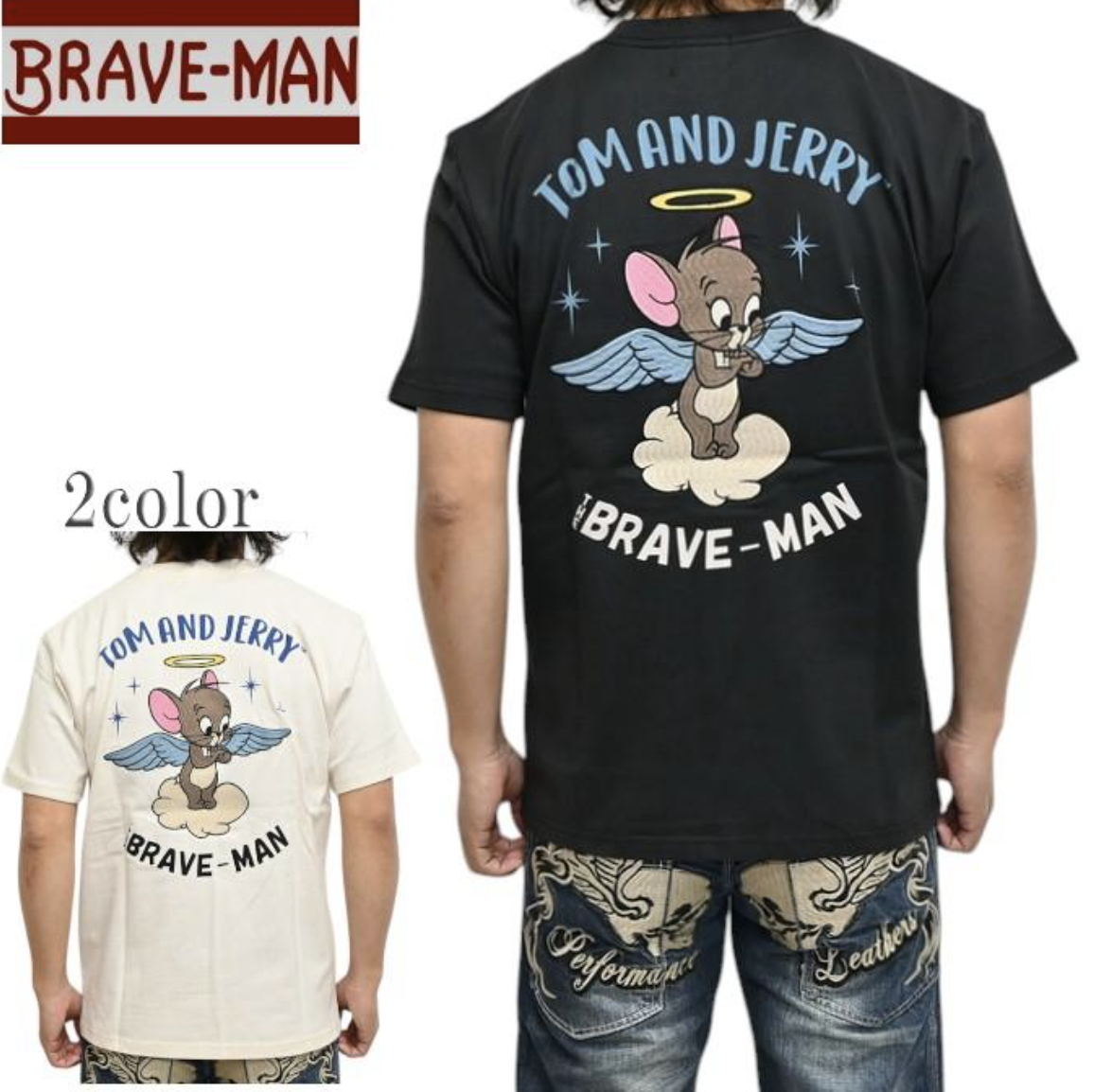 // THe Brave Man x TOM AND JERRY //  Short Sleeve T-shirt