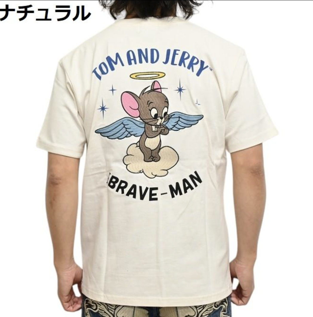 // THe Brave Man x TOM AND JERRY //  Short Sleeve T-shirt