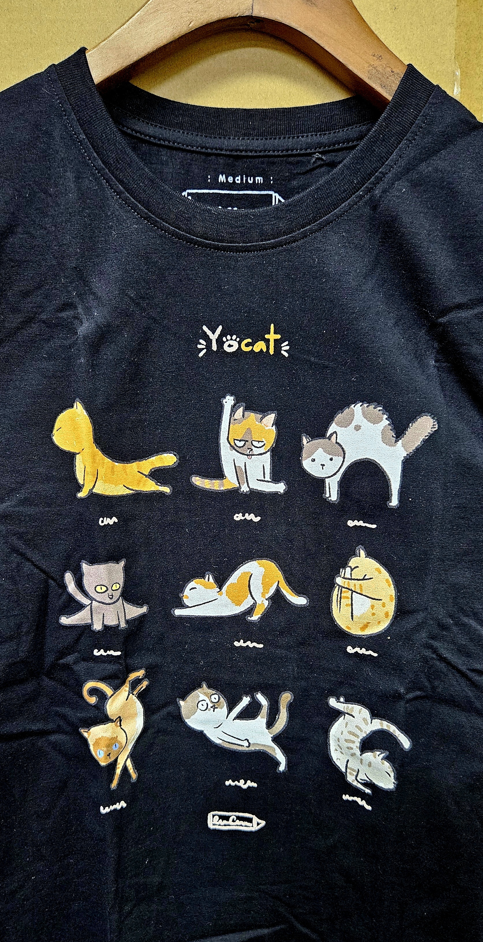 現貨清貨 🇹🇭 泰國 瑜伽貓咪 T-Shirts (T6/L266) 【清貨貨品不設退換】