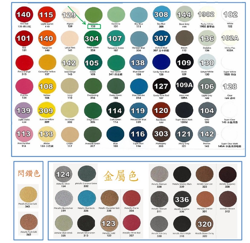 C015  立邦 - PYLOX  手噴漆