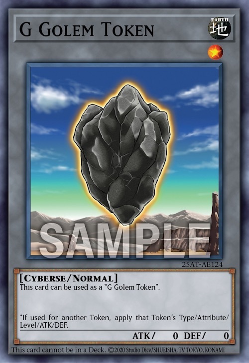 25AT-AE124 G Golem Token