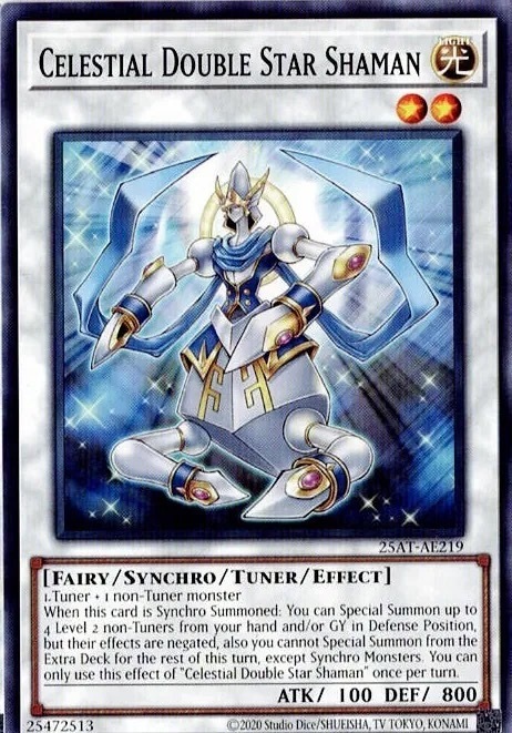 25AT-AE219 Celestial Double Star Shaman