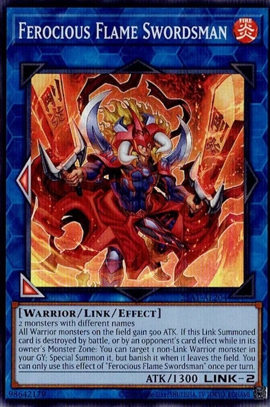 25AT-AE204 Ferocious Flame Swordsman