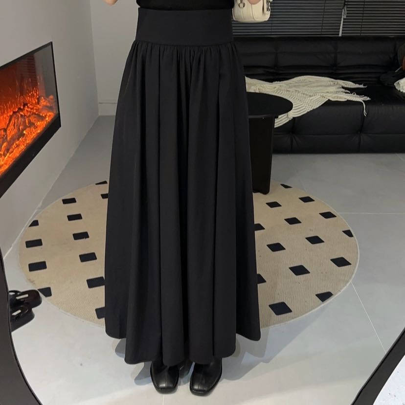 1104-SFS02-Summer Fashion Sale-百搭顯瘦半身裙子(M-XL) (A03 黑色)