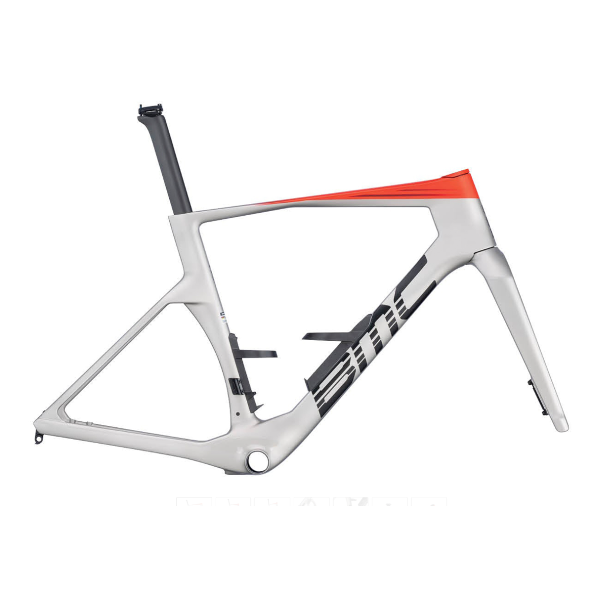 新款【BMC】Teammachine R01 車架組 /  VAR2 Arctic Silver & Neon Red