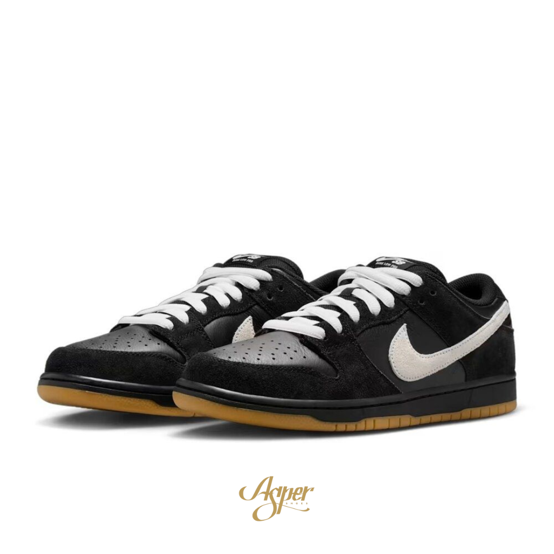 Nike SB Dunk Low Pro "Black White Gum" 黑底白鉤生膠底 男鞋 HF3704-003