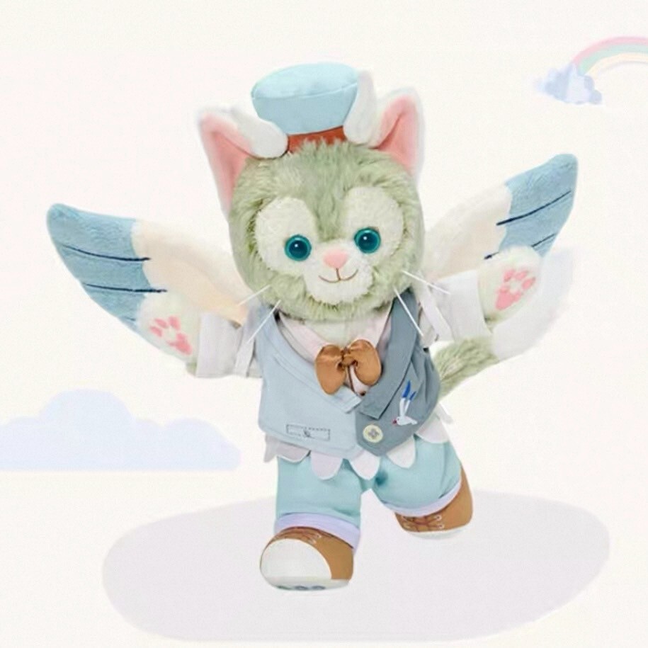 2025 夏日派對 達菲 Duffy 與好友們 傑拉托尼 畫家貓 Gelatoni SS號 娃娃 玩偶 -上海迪士尼樂園