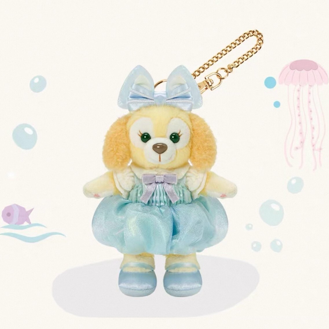 2025 夏日派對 達菲 Duffy 與好友們 可琦安 餅乾 CookieAnn 鑰匙圈 吊飾 -上海迪士尼樂園