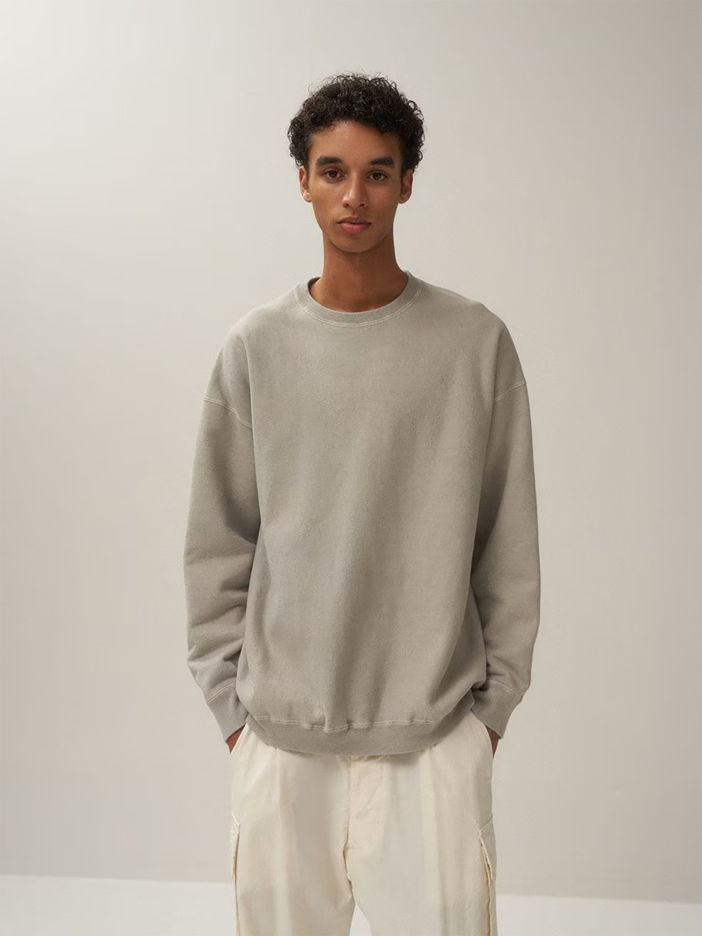 トップス NATURAL DYE URAKE OVERSIZED SWEAT SHIRT NATURAL DYED URAKE | OVERSIZED SWEAT SHIRT – ATON | エイトン