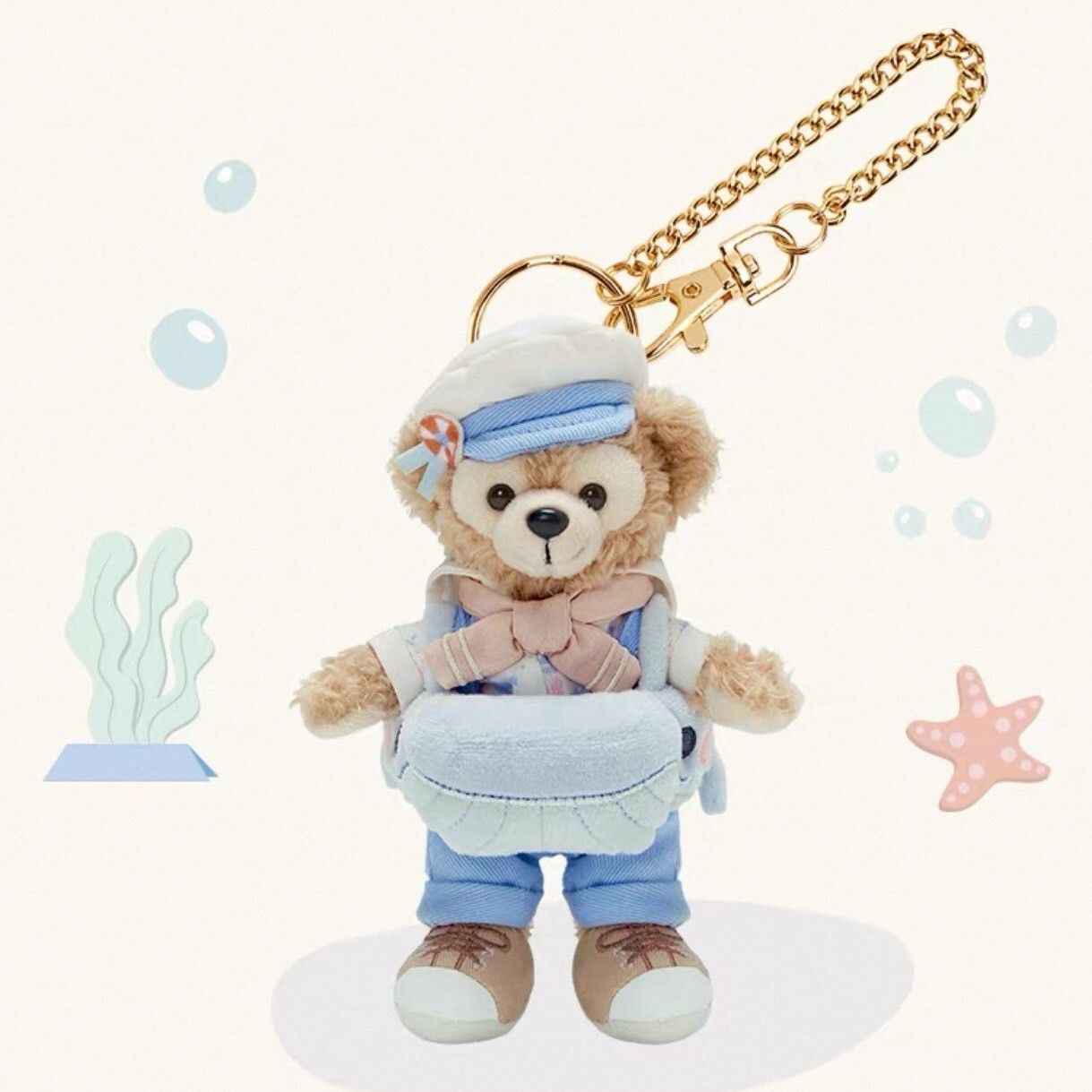 2025 夏日派對 達菲 Duffy 與好友們 達菲 Duffy 鑰匙圈 吊飾 -上海迪士尼樂園