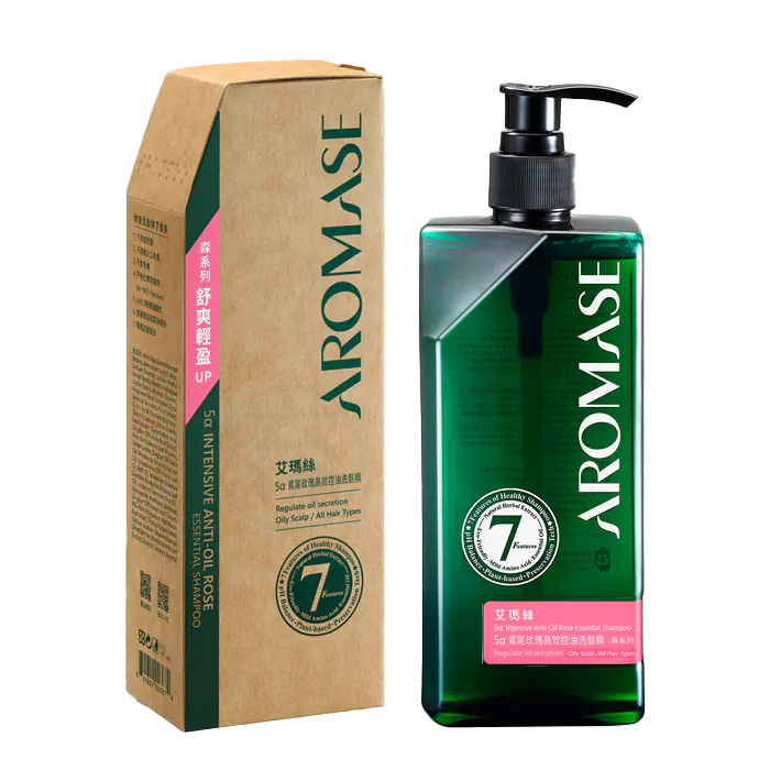 AROMASE艾瑪絲 5α鳶尾玫瑰高效控油洗髮精-森系列 400ml