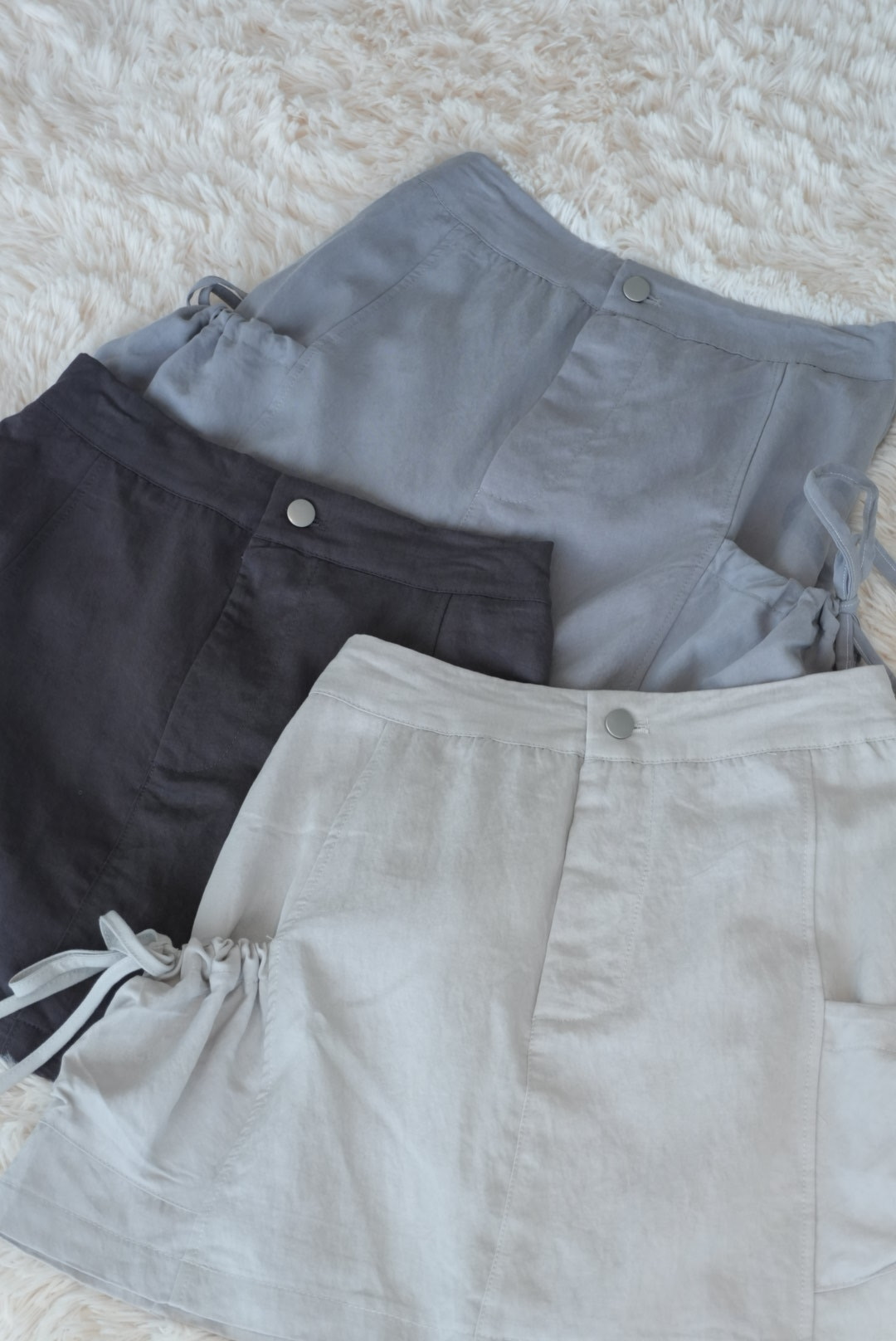 綁繩蝴蝶結短裙