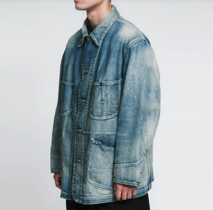 RE-STOCK: A.PRESSE 2025 S/S VINTAGE COVERALL JACKET (25SAP-01-22K) - PRE ORDER ITEM (預訂中)